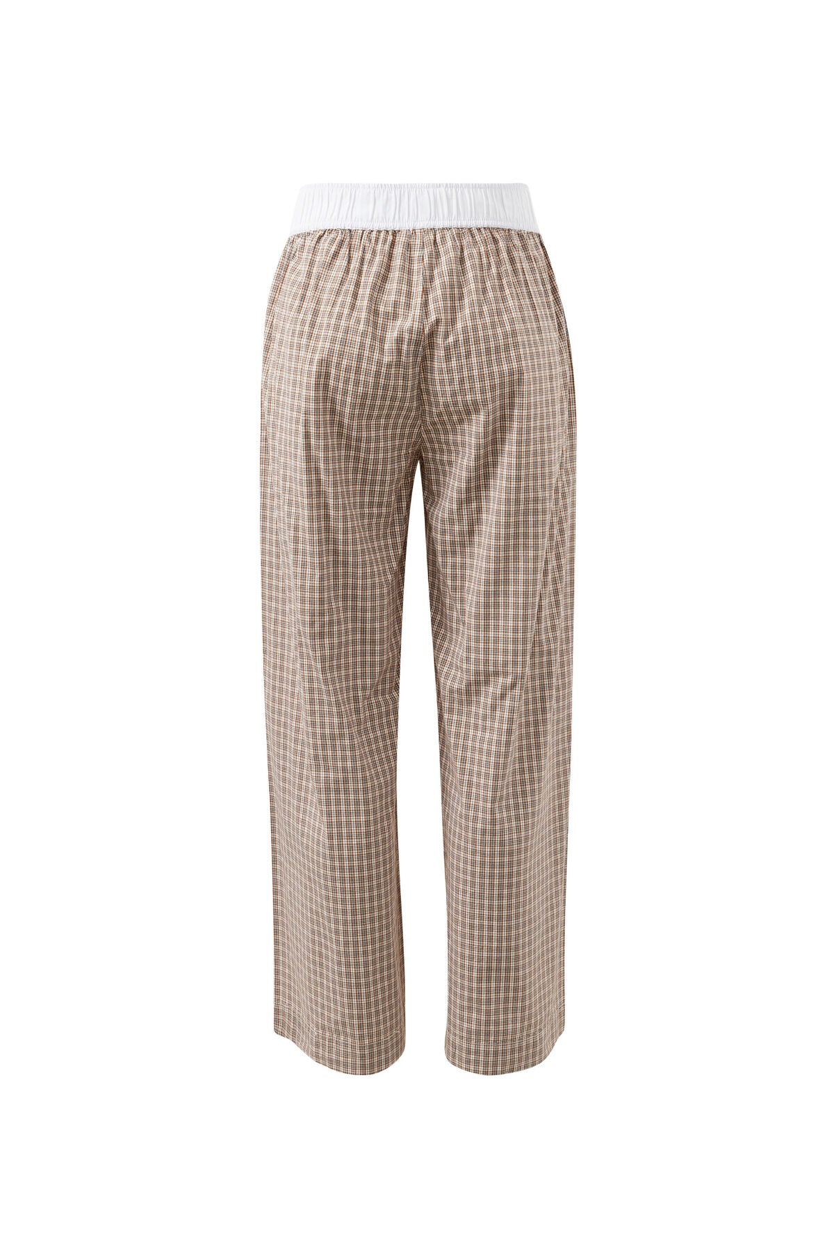 THE LOUNGE PANT/TOFFEE CHECK