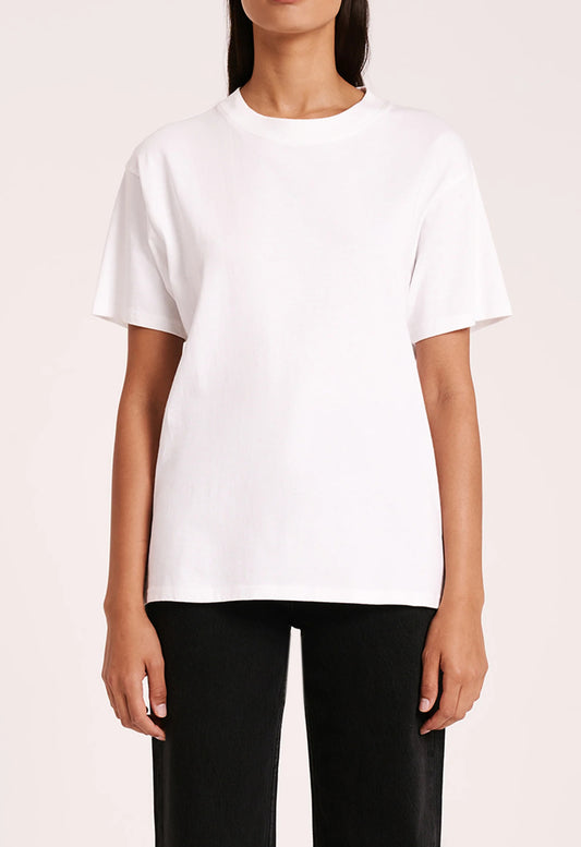 Organic Boyfriend Tee - White