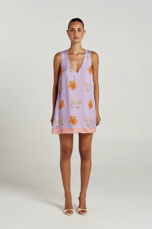 Summi Summi V Shift Dress – Reverie | Print Dress Australia