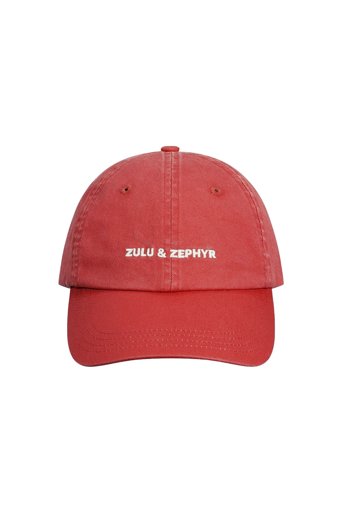Zulu & Zephyr Canvas Cap - Red | Cotton Cap Australia