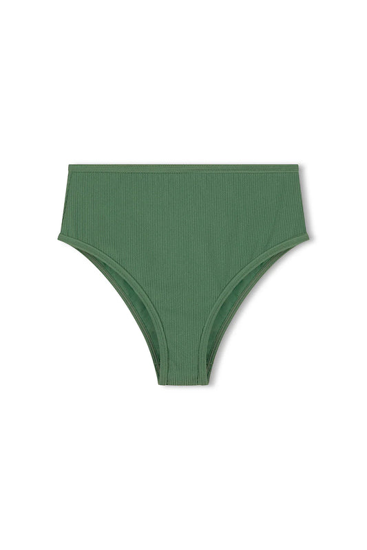 EMERALD TEXTURED WAISTED FULL BRIEF