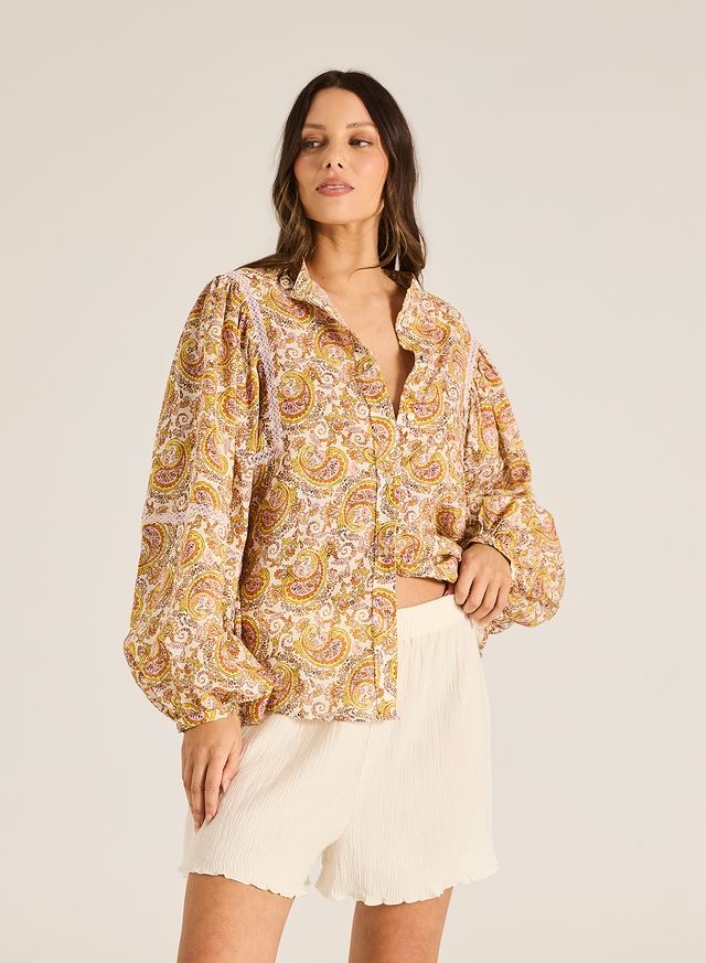 Tigerlily Calista Shirt - Sunstone