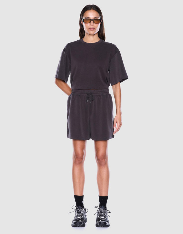 Ena Pelly Sana Relaxed Shorts | Charcoal | Studio Row