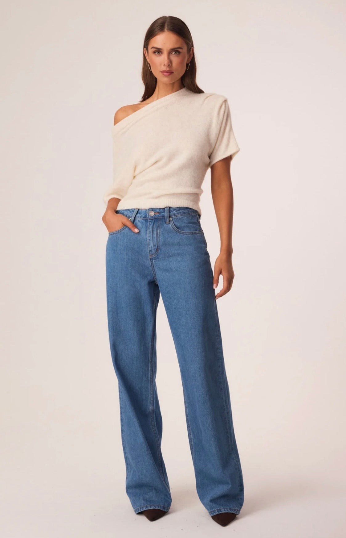 SNDYS Wilda Top | Off Shoulder Knit Top AU