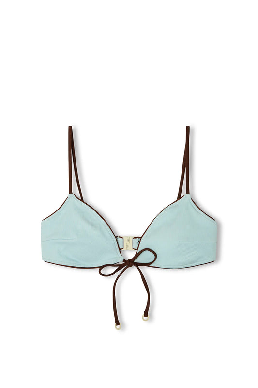 SKY RIB TIE BRALETTE