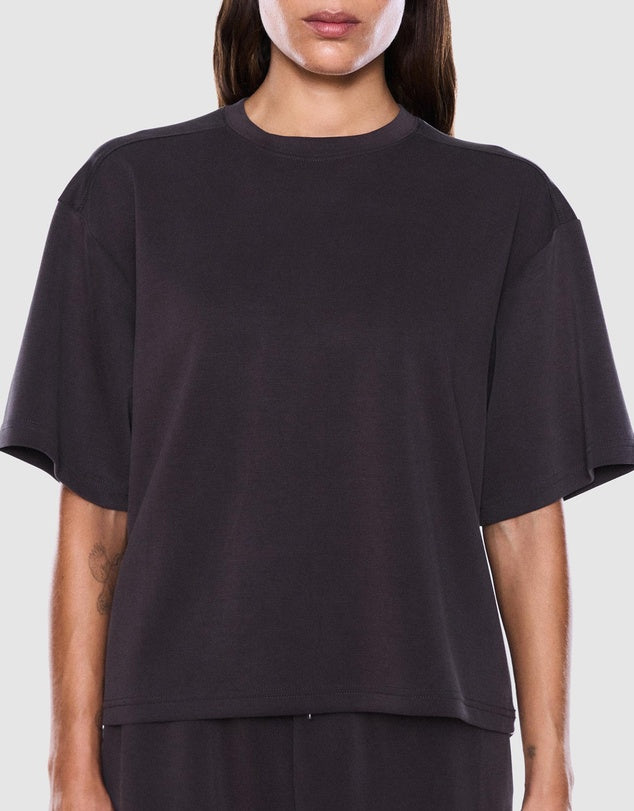 Ena Pelly Sana Relaxed Tee | Charcoal | Studio Row