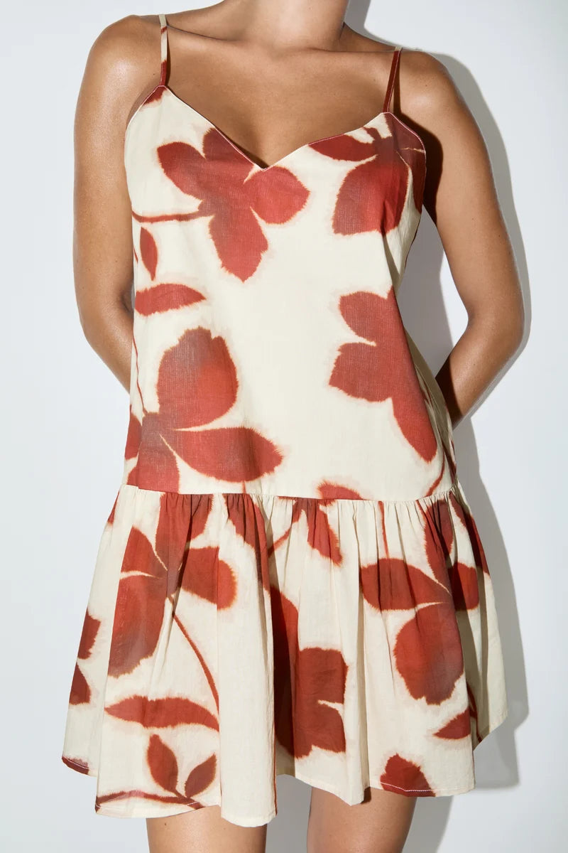 Cotton Mini Dress - Ruby Floral | Zulu & Zephyr AU