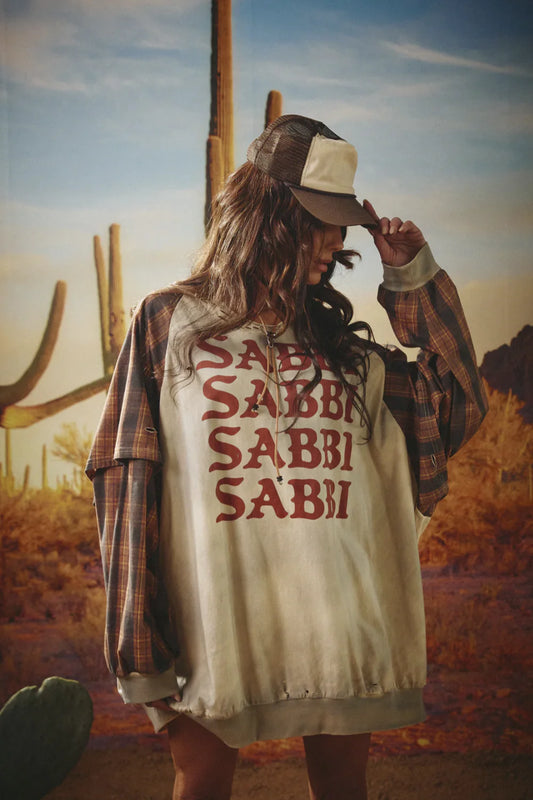 SABBI THE VINTAGE ROADHOUSE LONG SLEEVE TEE