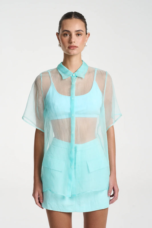 Romeo Shirt-Aqua