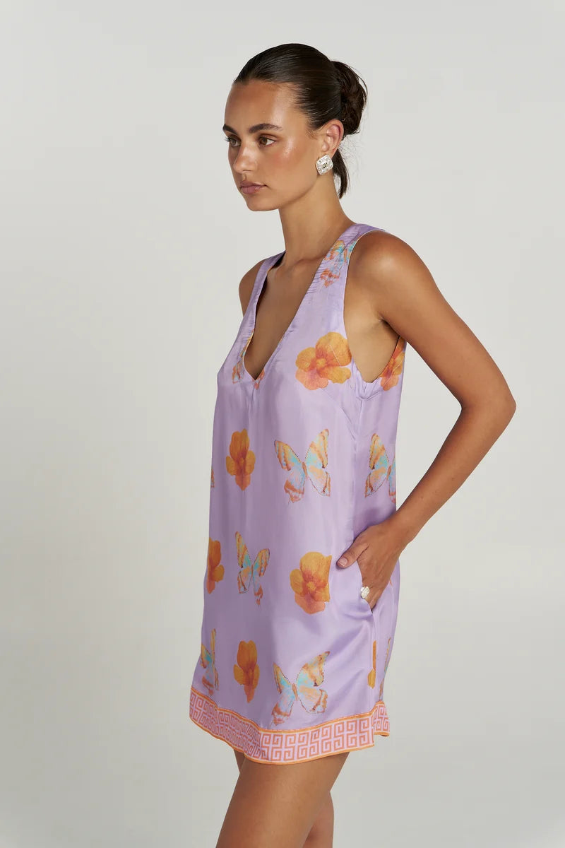 Summi Summi V Shift Dress – Reverie | Print Dress Australia