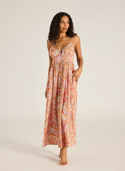 Tigerlily Pashmina Teja Maxi Dress | Viscose AU