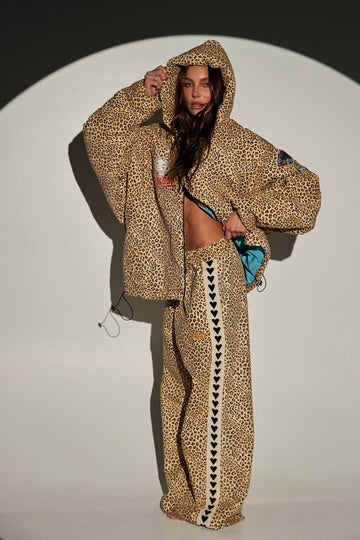Raving Hearts Pants – Drill Leopard | Sabbi