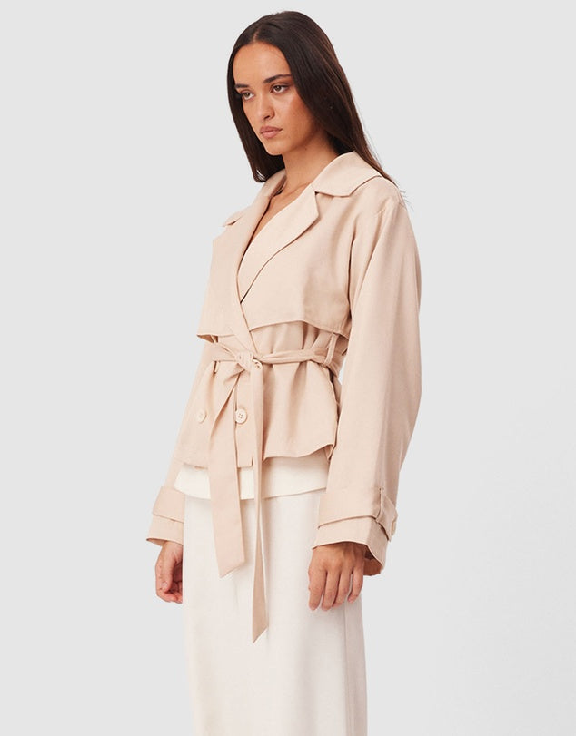 LENORE CROPPED TRENCH