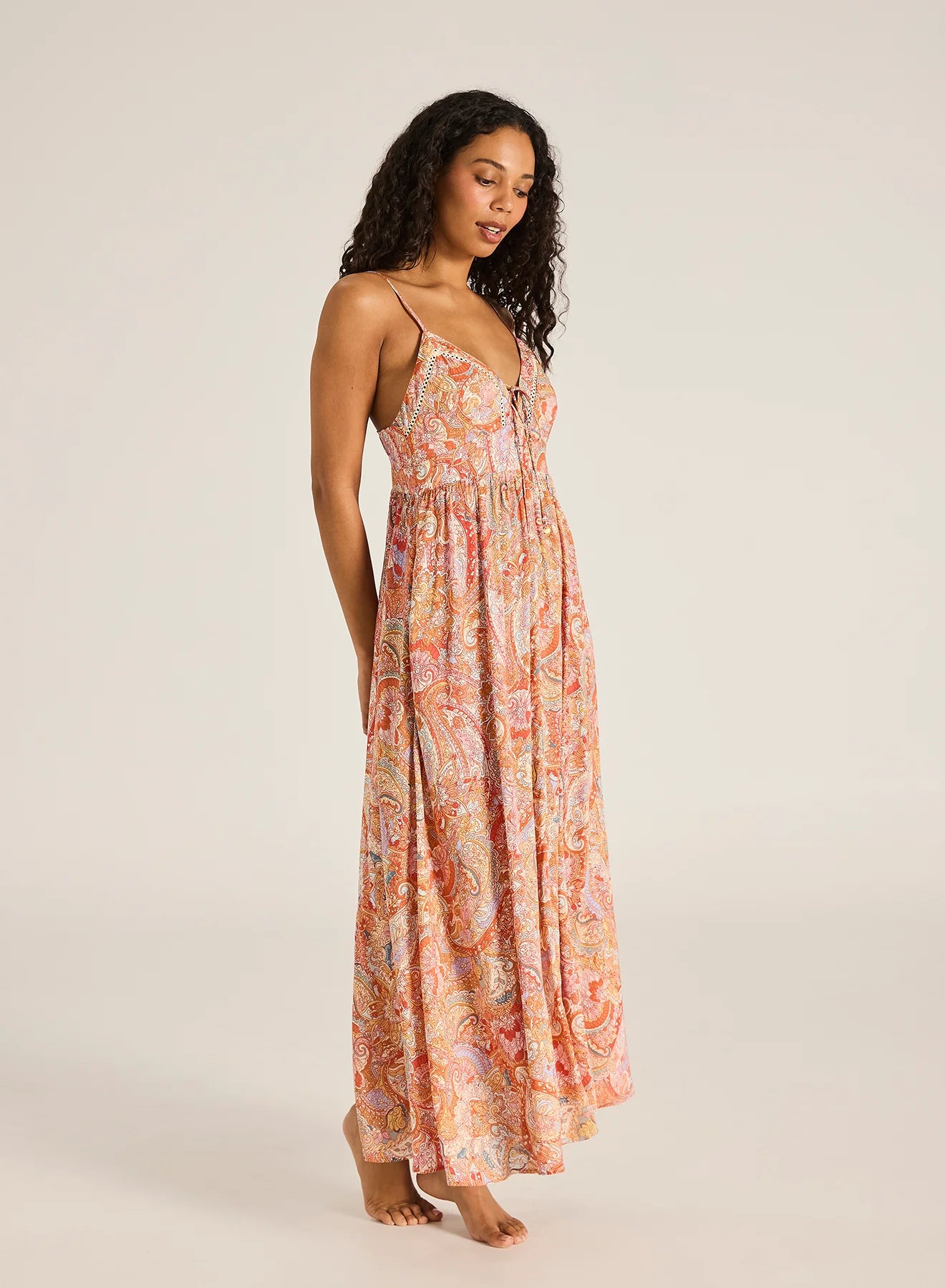 Tigerlily Pashmina Teja Maxi Dress | Viscose AU