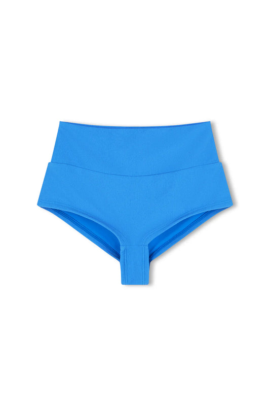 OCEAN BLUE TEXTURED BOY SHORT