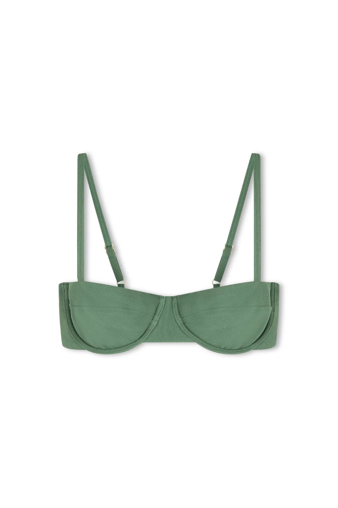 EUCALYPTUS TEXTURED BALCONETTE BRA CUP