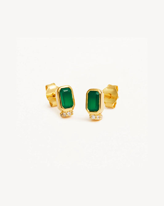 18k Gold Vermeil Strength Within Stud Earrings