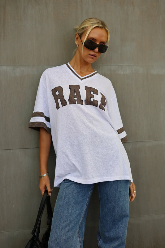 Kirby Graphic Tee-White / Choc