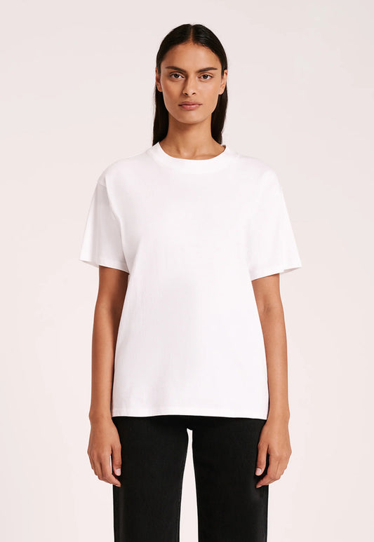 Organic Boyfriend Tee - White