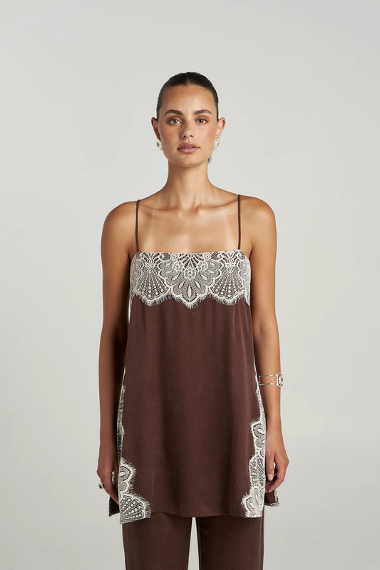 Florence Shift Top Espresso | Summi Summi Cami