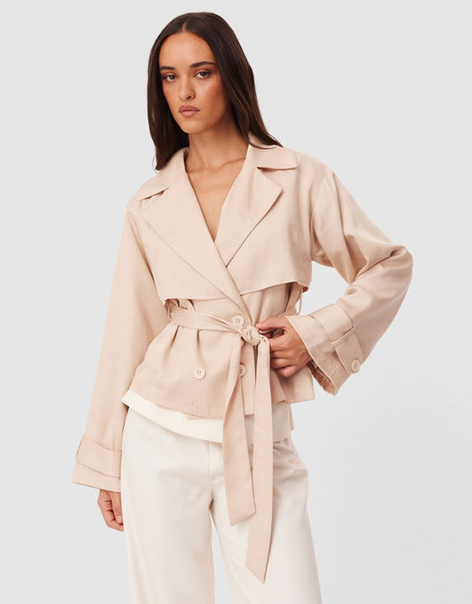 LENORE CROPPED TRENCH