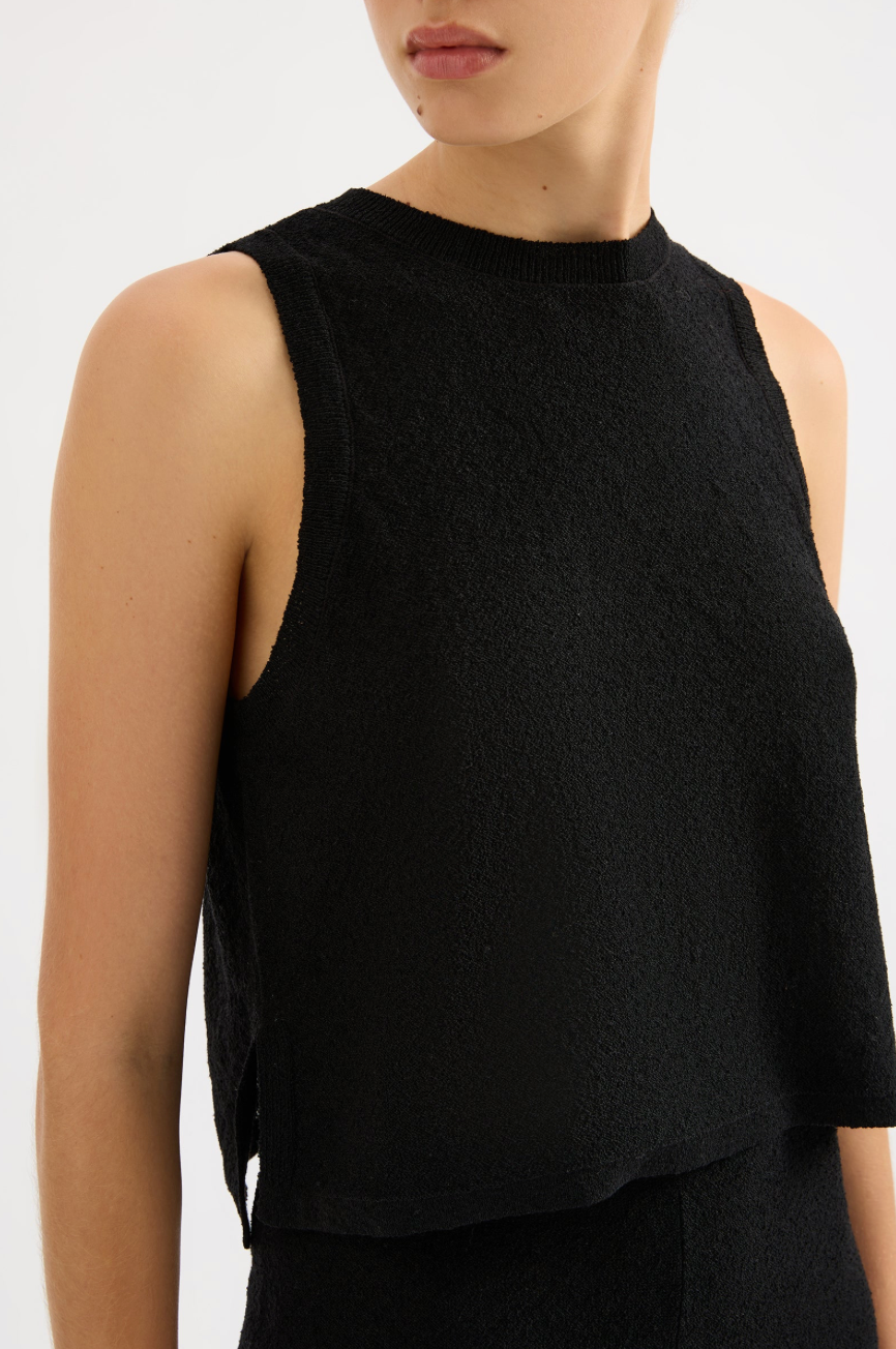 Zosia Knit Tank - Black