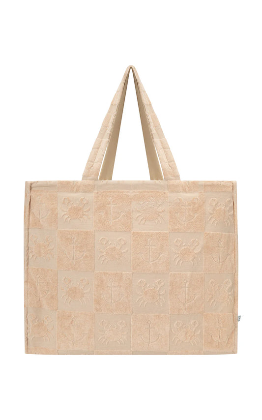 SEASIDE TERRY TOTE BAG MACADAMIA