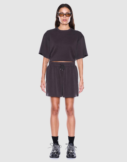 Ena Pelly Sana Relaxed Shorts | Charcoal | Studio Row