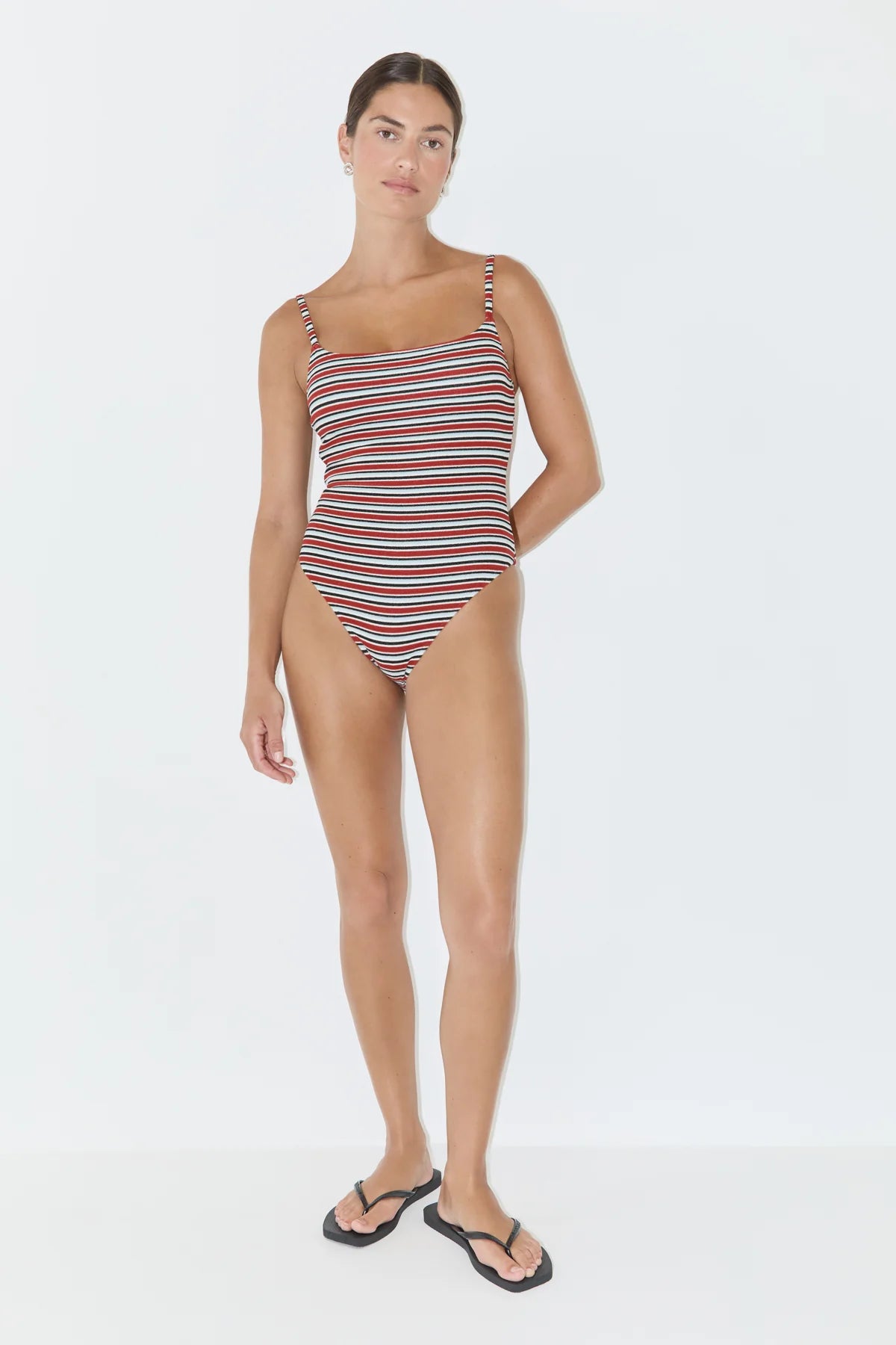 Towelling One Piece - Bold Stripe | Zulu & Zephyr AU
