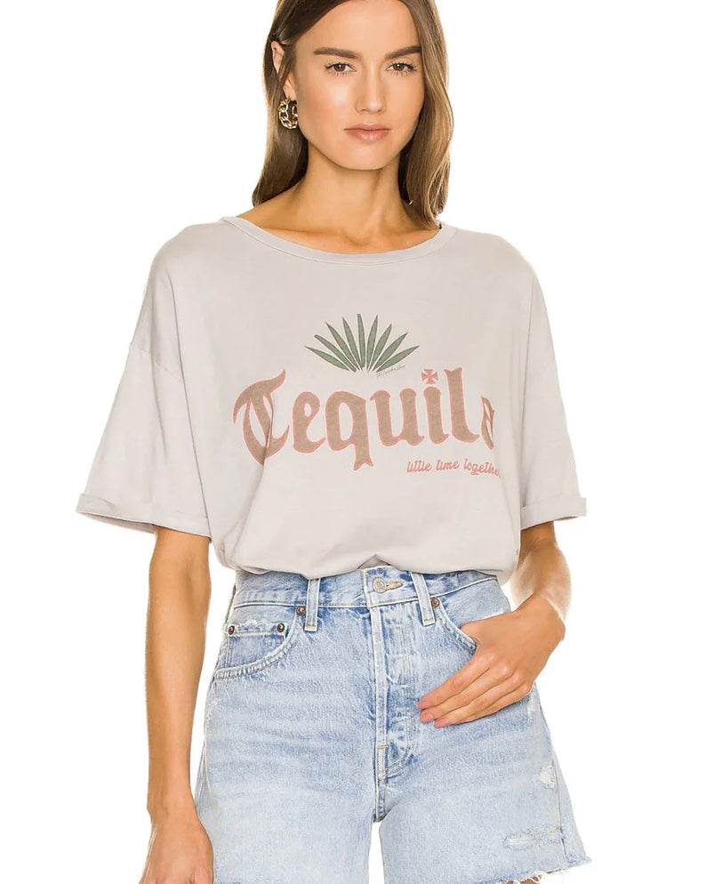 Tequila Oversized Tee - Star Dust