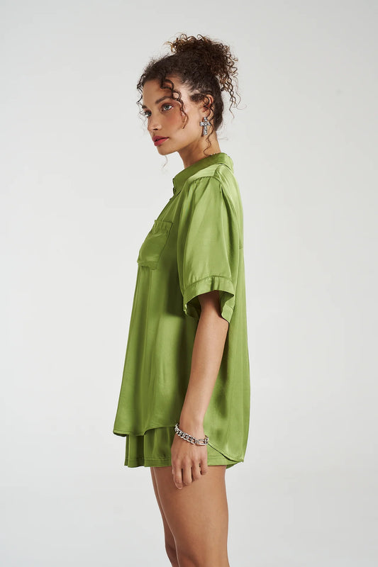 Button Up Shirt - Moss