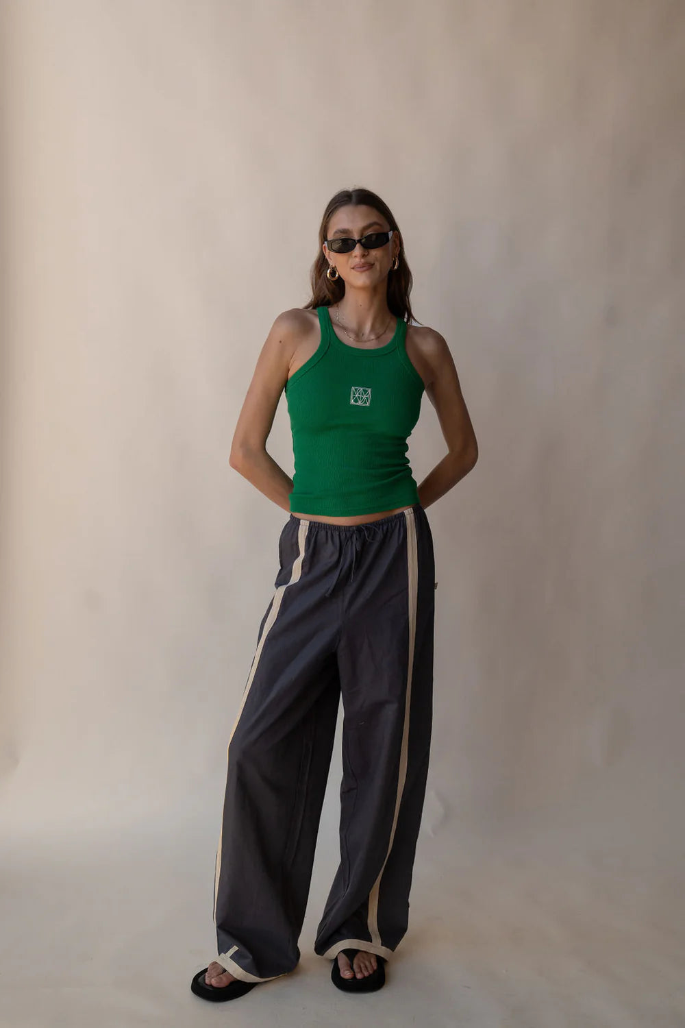 DEL MAR PANT CHARCOAL