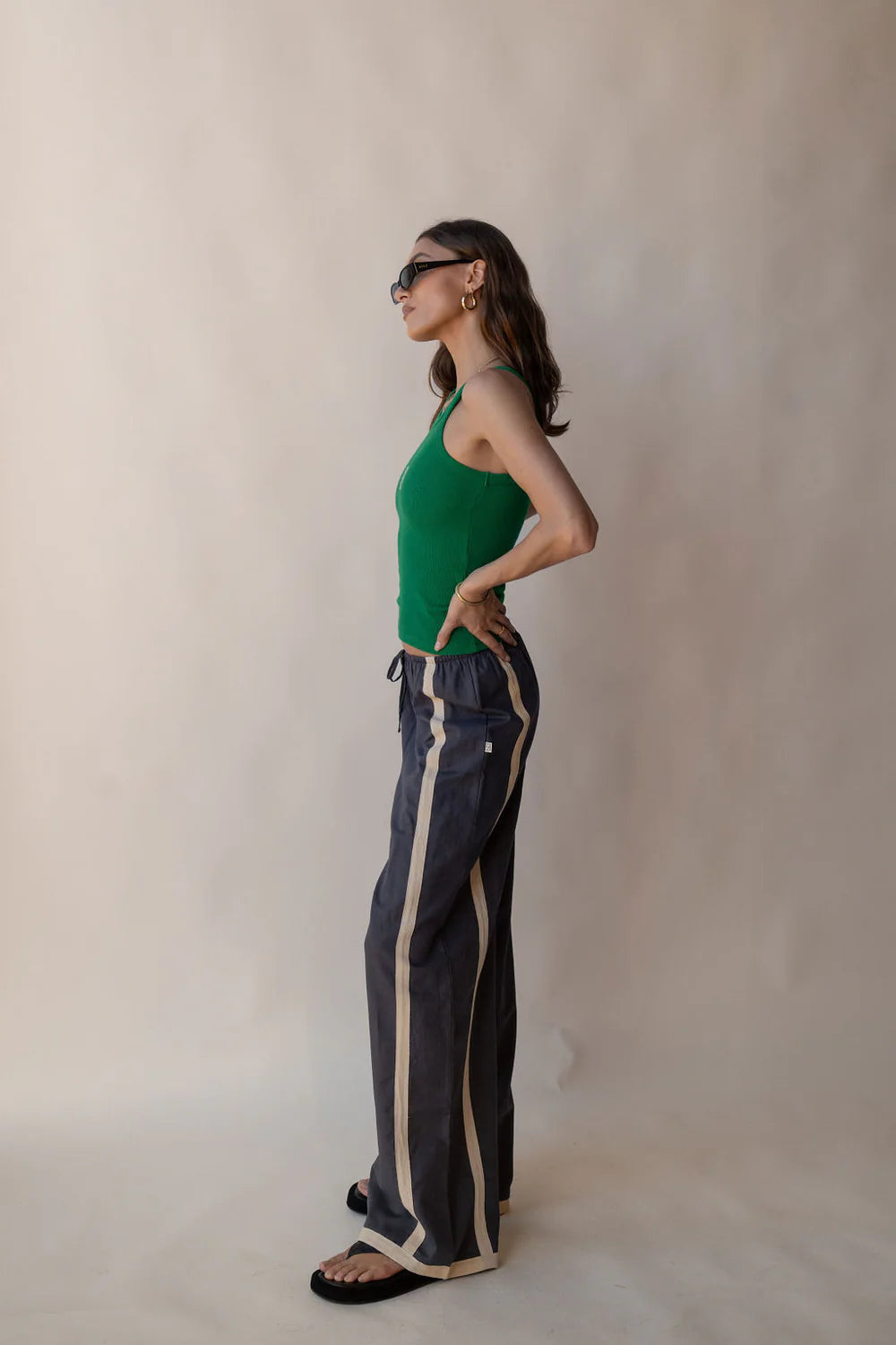 DEL MAR PANT CHARCOAL