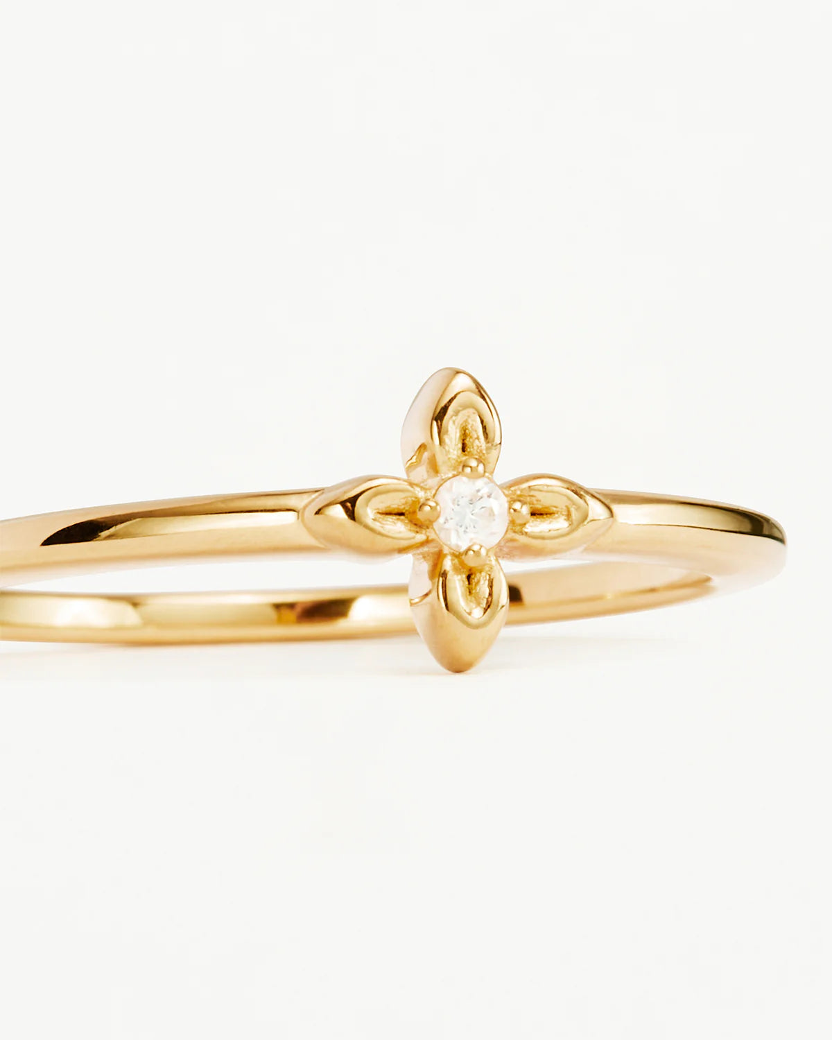 18k Gold Vermeil Live in Light Ring