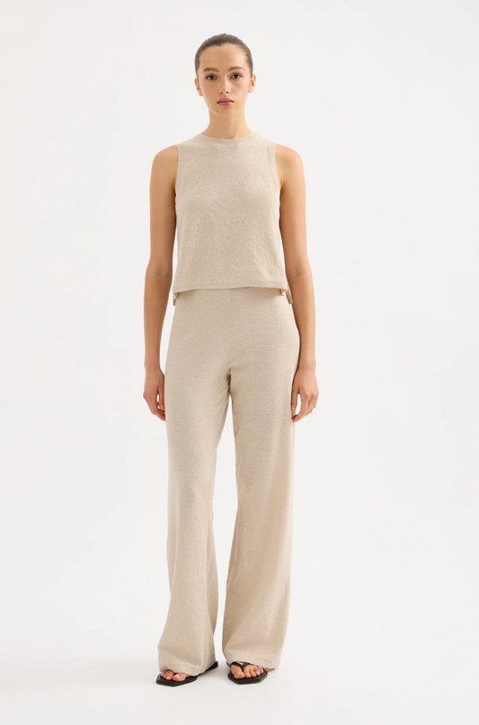 Zosia Knit Pant - Bone