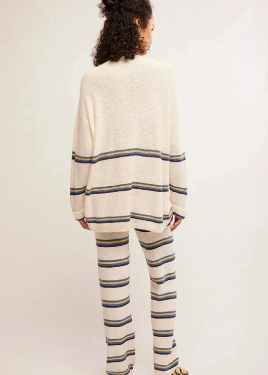 Mariner Sweater Pant - Ecru Combo