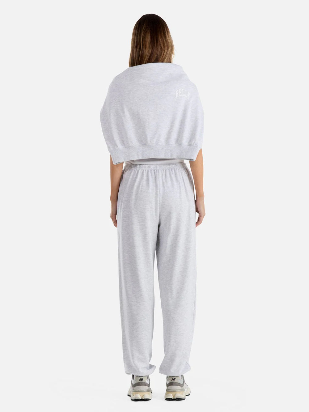 Karla Track Pant - White Marle