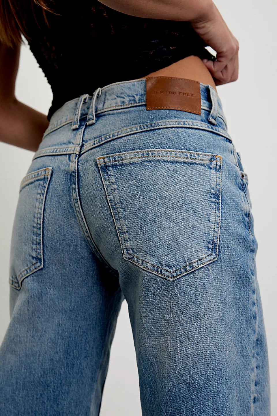 We The Free Risk Taker Mid-Rise Jeans - Mantra