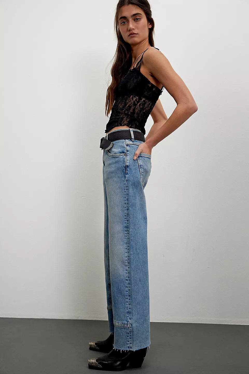 We The Free Risk Taker Mid-Rise Jeans - Mantra