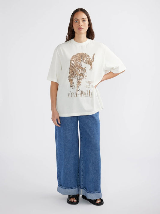 Ena Pelly Jaguar Tee - Vintage White