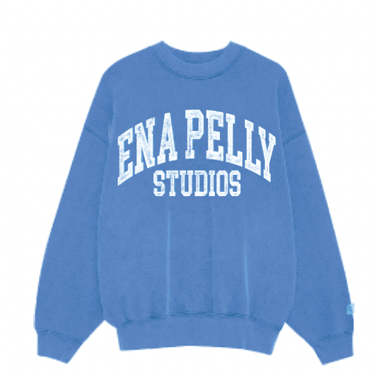 Vintage Sport Sweatshirt - Cornflower Blue