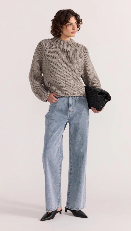 Monte Chunky Jumper - Charcoal