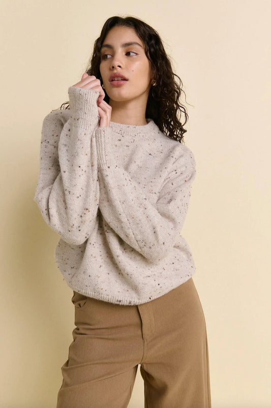 Lori Jumper - Latte Speckle