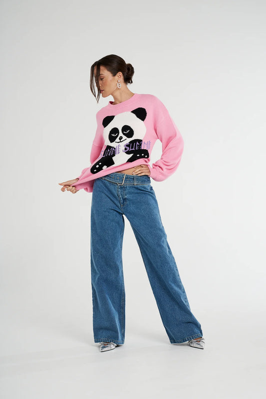 Summi Sweater - Pink Panda