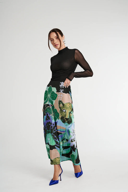 SLIP SKIRT - JUNGLE
