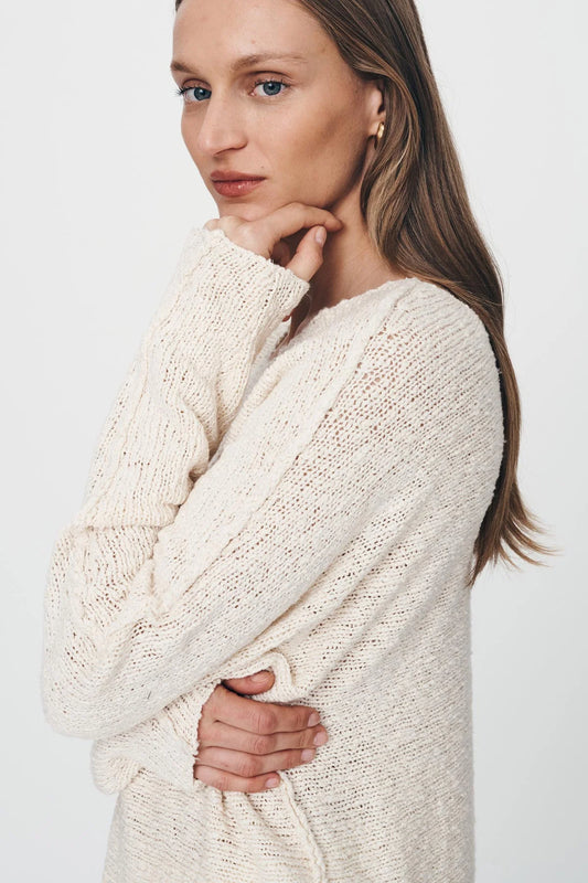 SONYA KNIT JUMPER - CREME