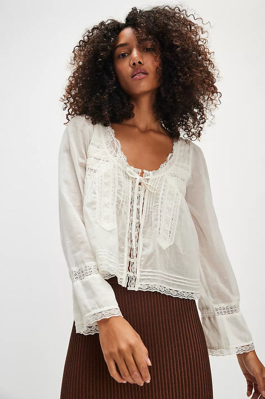 Forevermore Long-Sleeve Top - Ivory