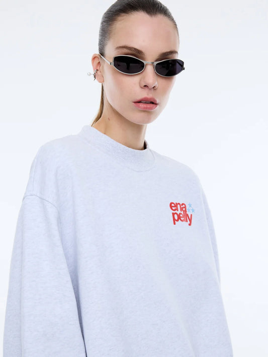 SPORT STUDIO SWEATSHIRT - WHITE MARLE