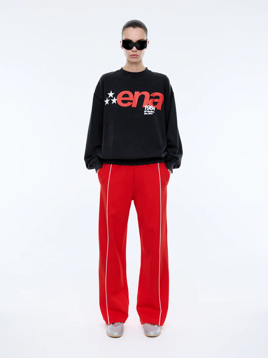 STAR SWEATSHIRT - WASHED CHARCOAL