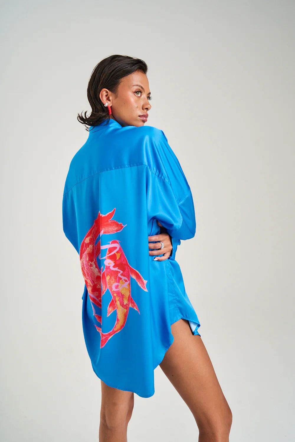 LS OS Shirt - Koi